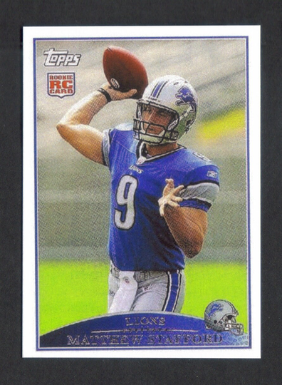 Matthew Stafford Novelty Rookie Rp Card #430 Lions Rc Rams 2009 T Free Shipping