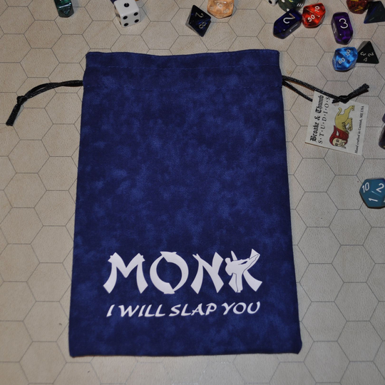 Monk Dungeons & Dragons Game Dice Bag