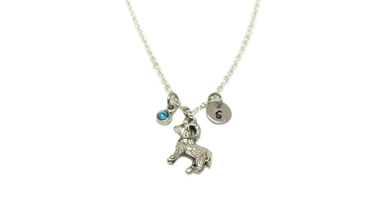 Sheep Necklace, Charm, Jewelry, Pendant, Gift, Personalized Ram Necklace Charm Ewe