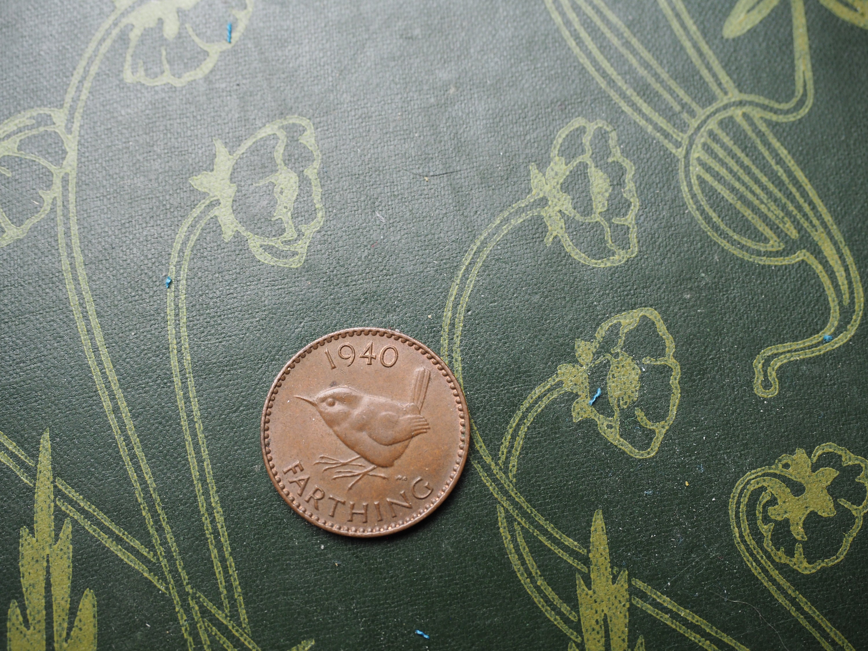 Old English Wren Farthing Coin - George Vi Folk Magic, Offerings, Prosperity Work, Magic