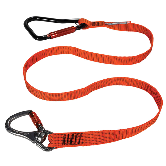 Ergodyne 3149 Standard Orange Tool Lanyard XL Carabiner + Swivel - 80lb | 19149