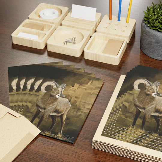 Ram Greeting Cards | 1 Or 10-Pcs