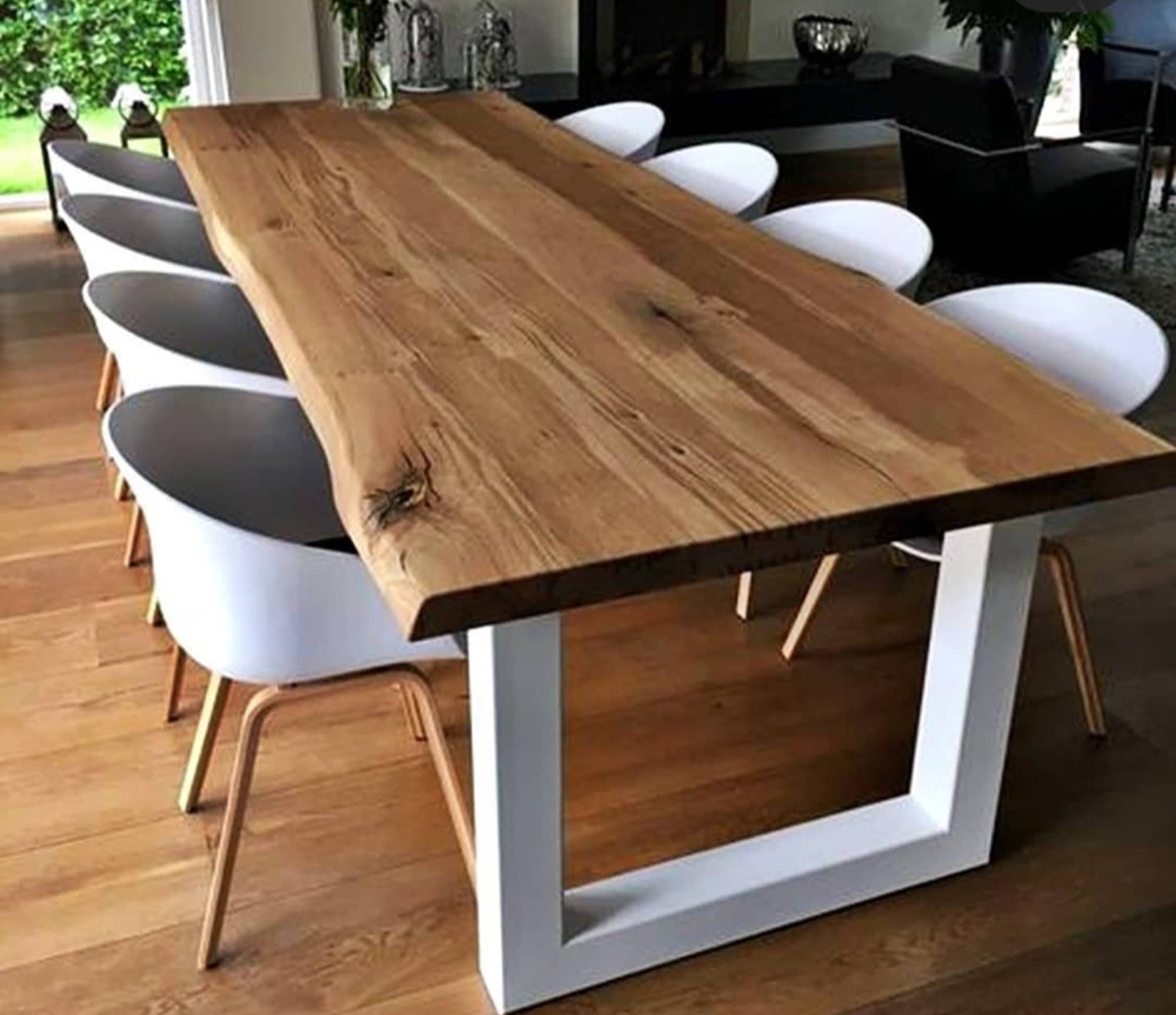 Live Edge Dining Table, Kitchen Table Legs, ndustrial Dining Room Table