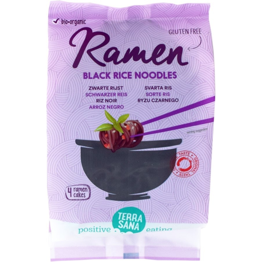Terrasana ramen made of black rice, gluten -free, 280g