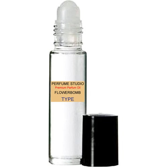 Custom Blend Premium Perfume Oil With Similar Base Notes Of Flowerbombe Parfum in A 10 Ml Glass Rollerball