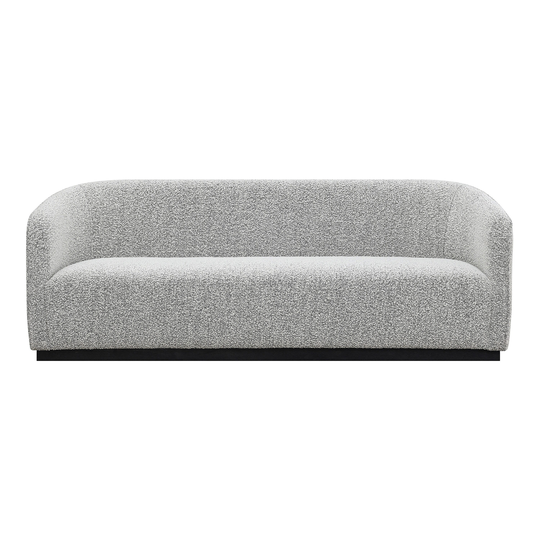 Sagebrook Home Modern Black/White Polyester/Blend Sofa | 16725-01