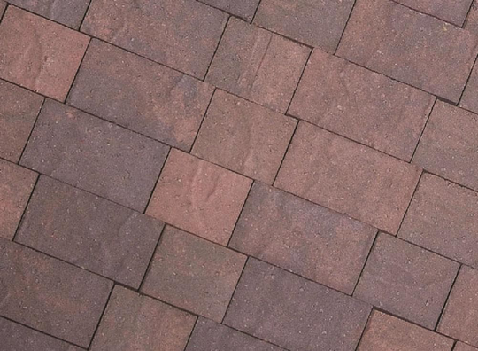 CastleLite Century Stone 9-in L x 6-in W x 2-in H Napa Blend Concrete Paver in Brown | Q010.111.69.C3