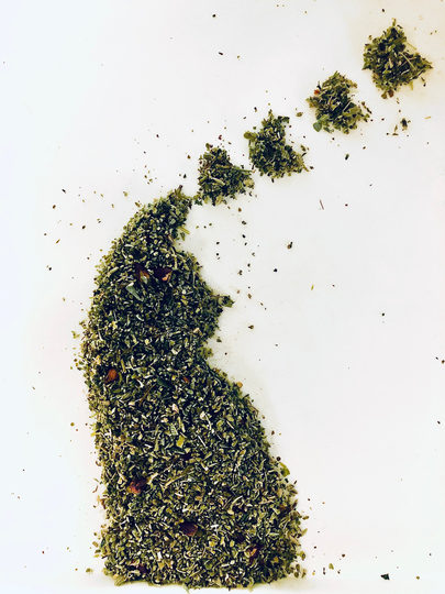 No.58 Herbal Blend Mix Damiana Marshmallow Mullein Mugwort Passionflower Skullcap Lemon Balm Catnip Rose Uva Ursi Lavender Spice Discounters