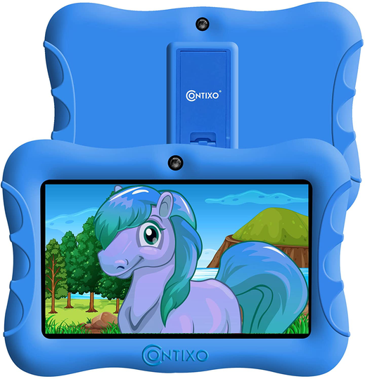 Contixo Contixo 7 inch Kids Tablet 2GB Ram 32GB Data Storage with Latest Android 10 OS Wi-Fi Blue Tooth Tablets for Kids, V9-3-32-Blue | V9-3-32 BLUE