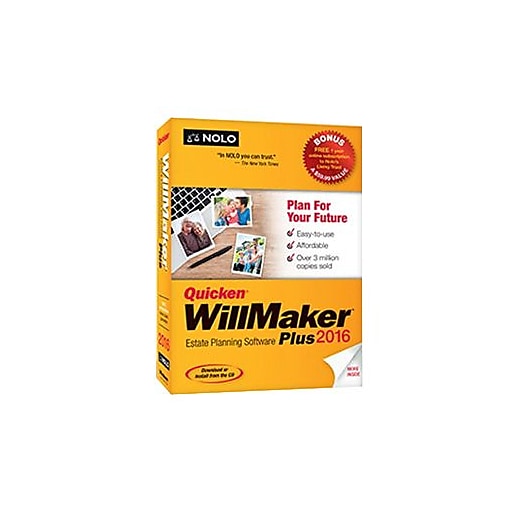 Nolo Quicken WillMaker Plus 2016 Software, Windows (8129797)