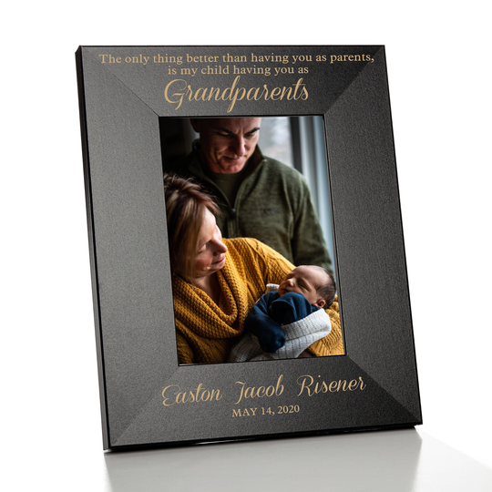 New Grandparents Picture Frame | Personalized Gift For Grandpa & Grandma
