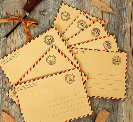 8 Pc Large Size Postcards Letter Vintage Postcards, School & Office Stationery, Teacher's Gift, Gift For Him/ Her