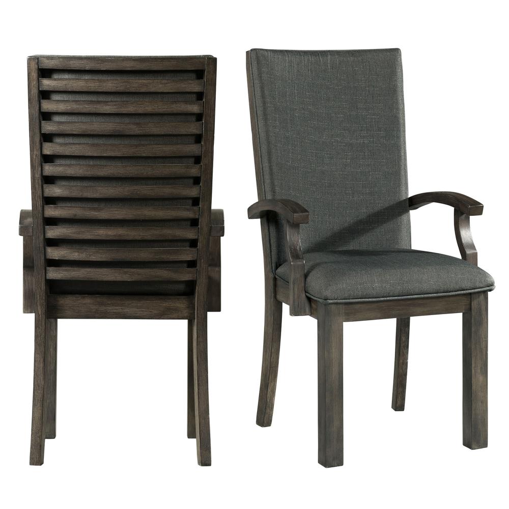 Picket House Furnishings Montego Polyester Blend Upholstered Arm Chair (Wood Frame) in Brown | DSB100AC