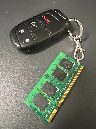 Custom Computer Ram Circuit Board Pcb Keychain