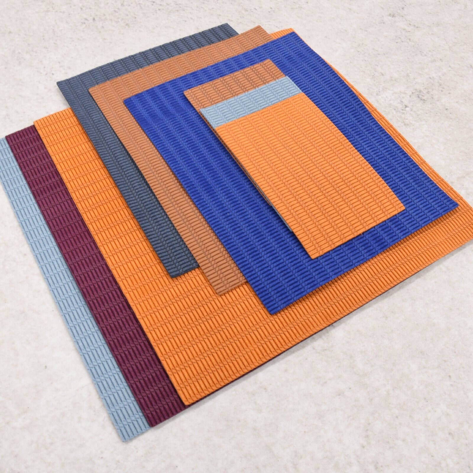 Basket Knot Weave Embossed, Genuine Cowhide, Leather Sheets, Stately Stamping Series, Fall Colors, The Guy