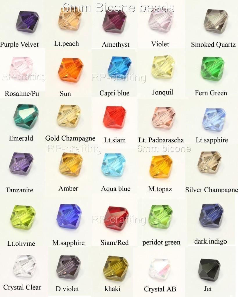 U Pick 25Pc/50Pcs Top Quality Adabele Austrian 8mm Bicone Crystal Bead Compatible With Swarovski 5301/5328 For Jewelry Charm Making