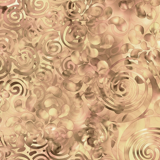 Swirling Texture Ombre Blender in Tan From Effervescence Collection For Qt Fabrics - 100% Cotton Color Fades Light To Dark