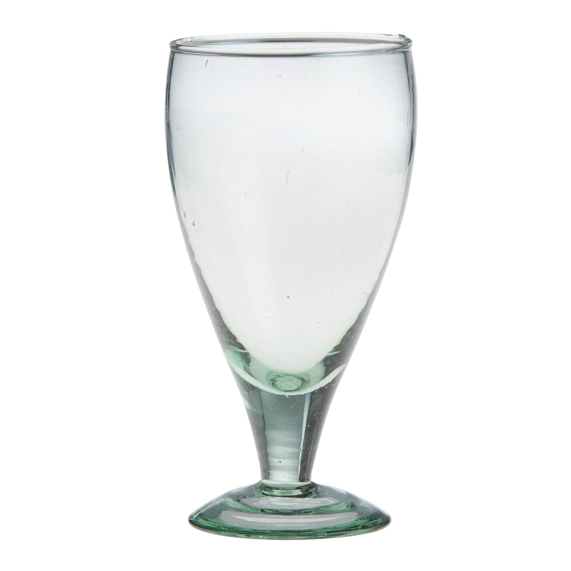 Light Green Recycled Goblets Set of 4 - Glass by World Market