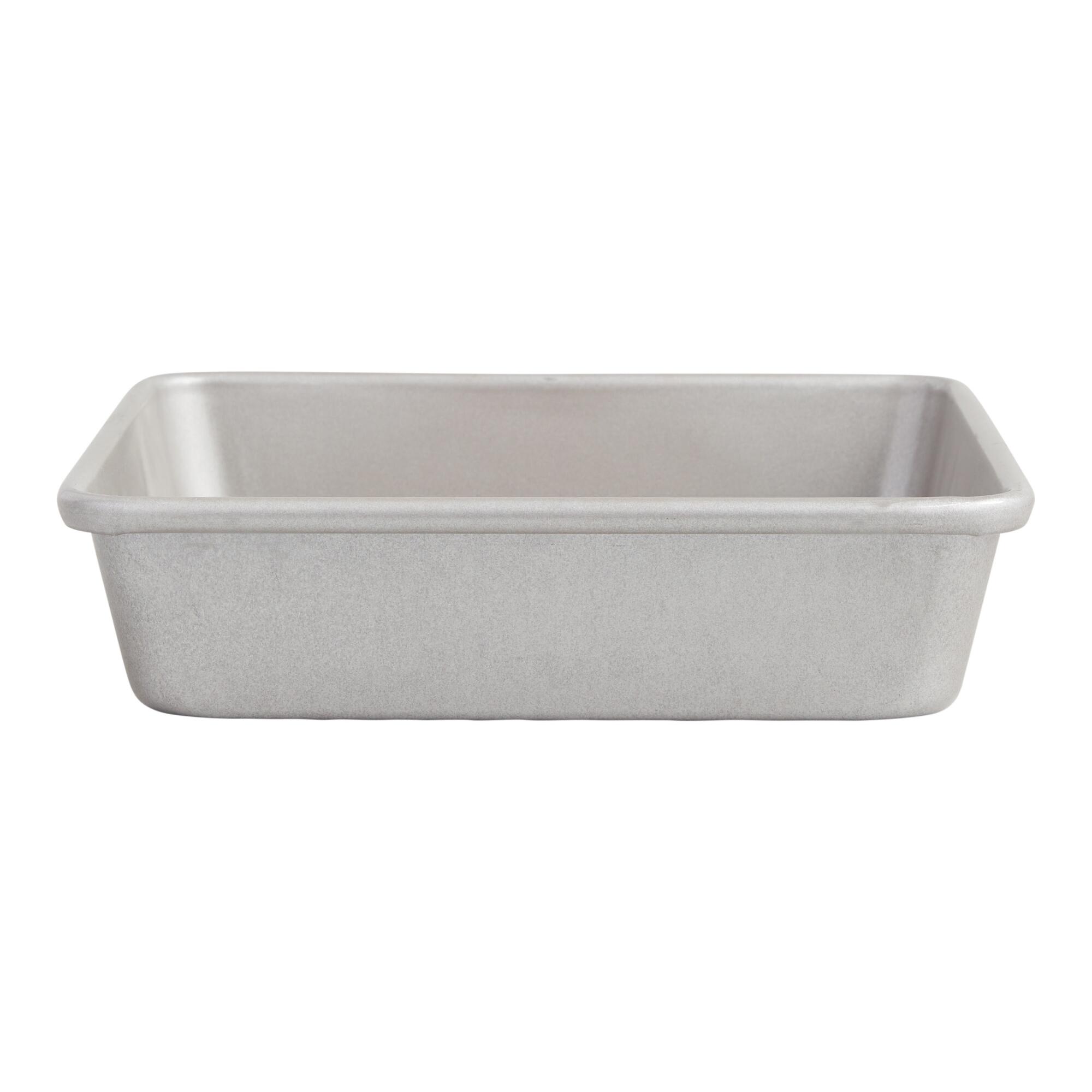USA Pan Patriot Nonstick Metal Brownie Pan: Silver - Aluminum by World Market