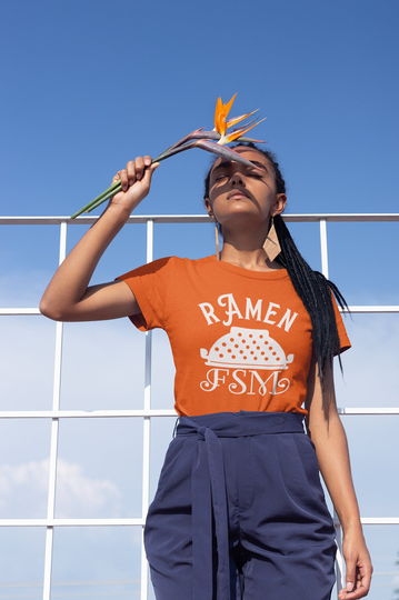 Original Pastafarian Art Design Flying Spaghetti Monster | Fsm Ramen W/Colander Unisex Tee Shirt. Quob, Andim, Arrgh, Pirate, Matey