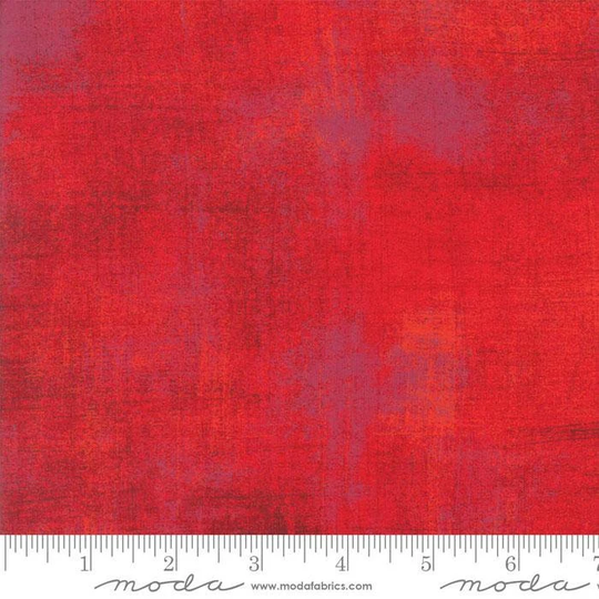 Grunge Basics - Rocacco Red Basicgrey By Moda Blender 100% Cotton 30150-332