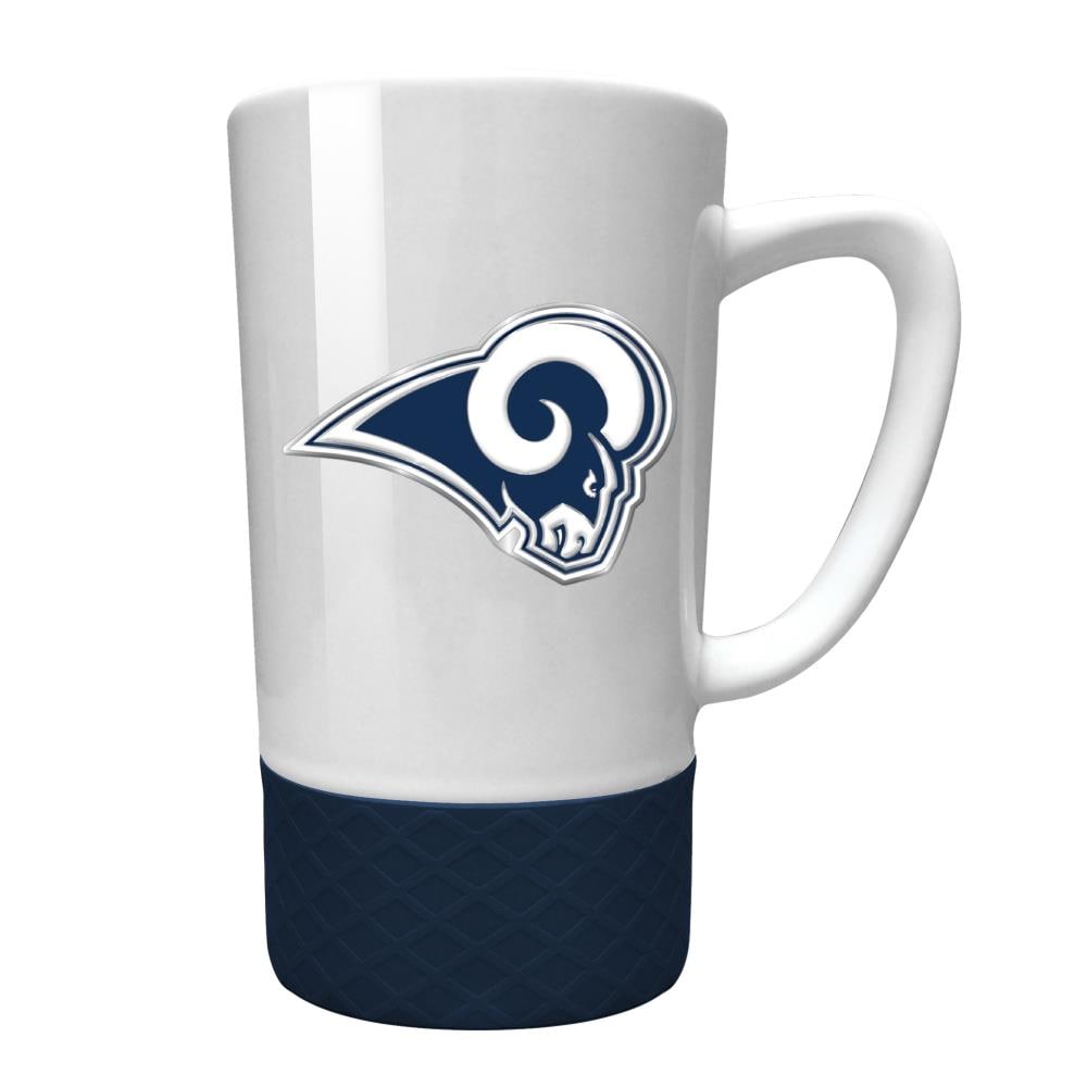 GREAT AMERICAN Los Angeles Rams 15-fl oz Ceramic Mug in White | GMWSB2016-7