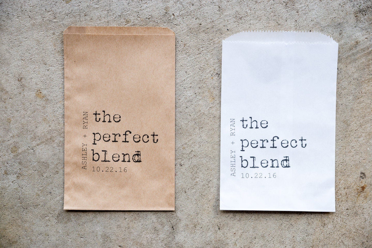 Perfect Blend Wedding Favor Bag -Coffee Favors For Wedding, Tea Party, Bridal Shower Favors, Coffee Bags, Custom Bag, Rehearsal