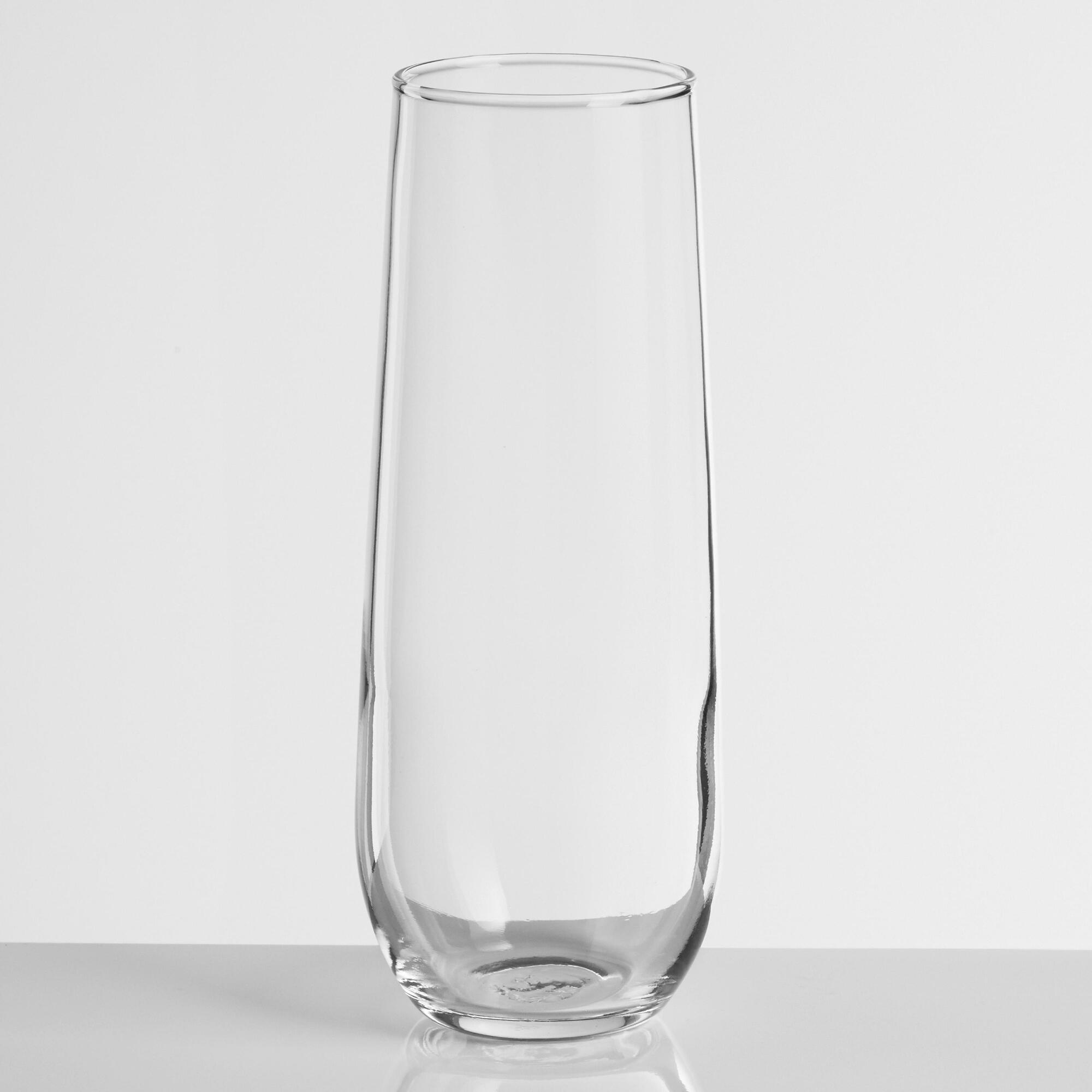 Stemless Champagne Flutes Set of 4 - Glass by World Market