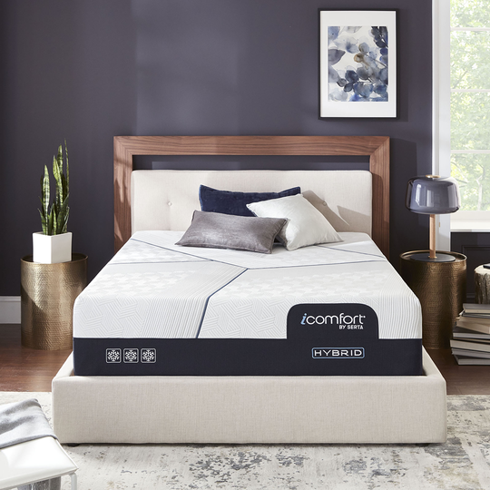 Serta iComfort 4000 14-in Soft Twin Extra Long Hybrid Memory Foam/Coil Blend Mattress in White | 500801018-1020