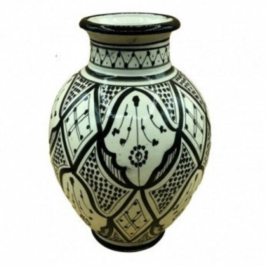 Ethnic Furniture Vase Berber Moroccan Ceramic Oriental Terracotta 0904211040