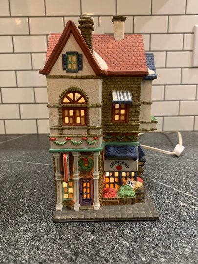 Dept 56 Corner Grocer, Christmas in The City, Department 56, Retired Dept 56