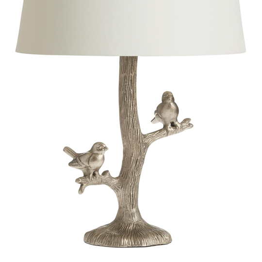 Gold Woodland Birds Accent Lamp Base - Metal -