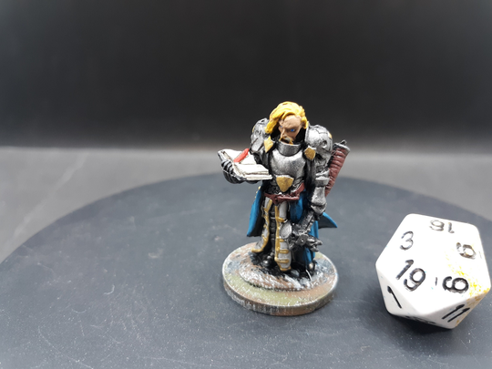 Ready Paint Cleric Paladin Player Character Miniature | Hand Painted Dungeons & Dragons