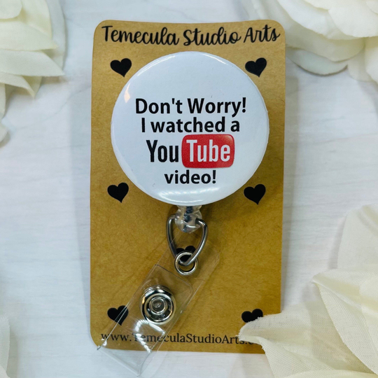 Funny Badge Reel | Er Nurse Medical Id Pinch Clip Holder