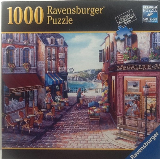 Seaside Stroll John O'brien 1000 Pc Jigsaw Puzzle 27" X 20" Ravensburger #82010 Made in Germany