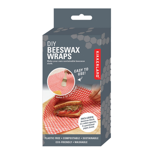 Kikkerland DIY Beeswax Food Wraps Kit: Multi - Natural Fiber by World Market