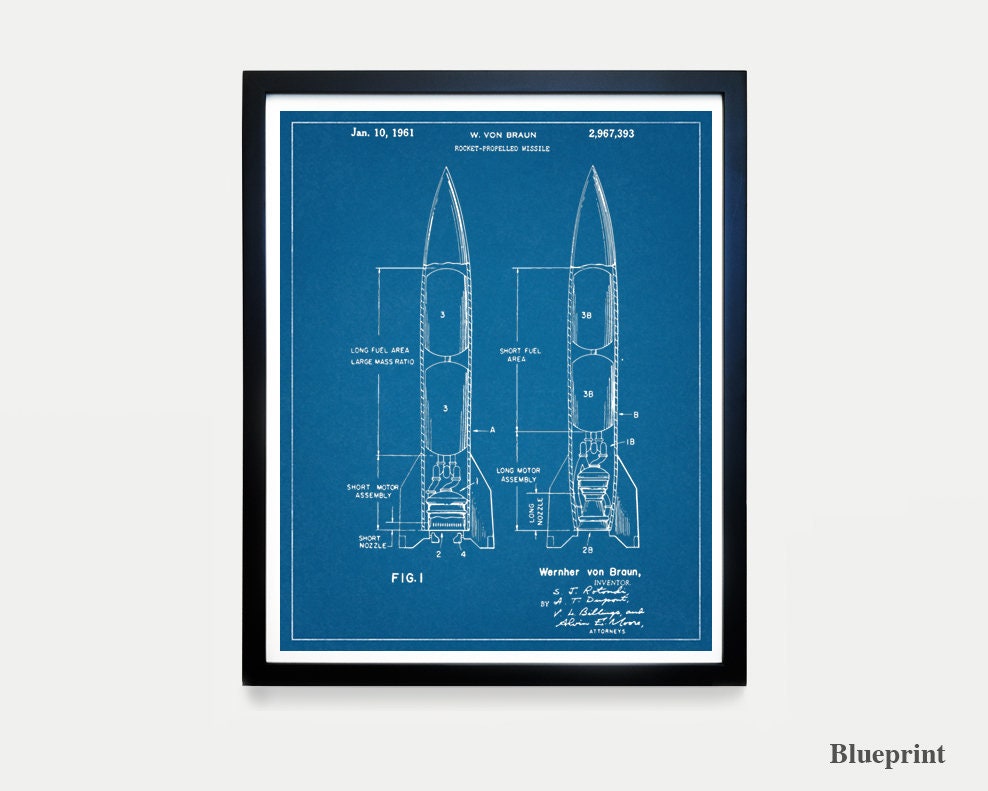 Missile Patent Art, Missileer, Us Air Force, Force Poster, Military Wall Decor, Gift, Soldier