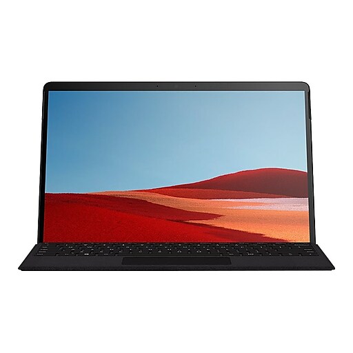 Microsoft Surface Pro X 13" Tablet, 16GB RAM, 256GB Memory, Windows 10 Pro, Matte Black (1WX-00014)