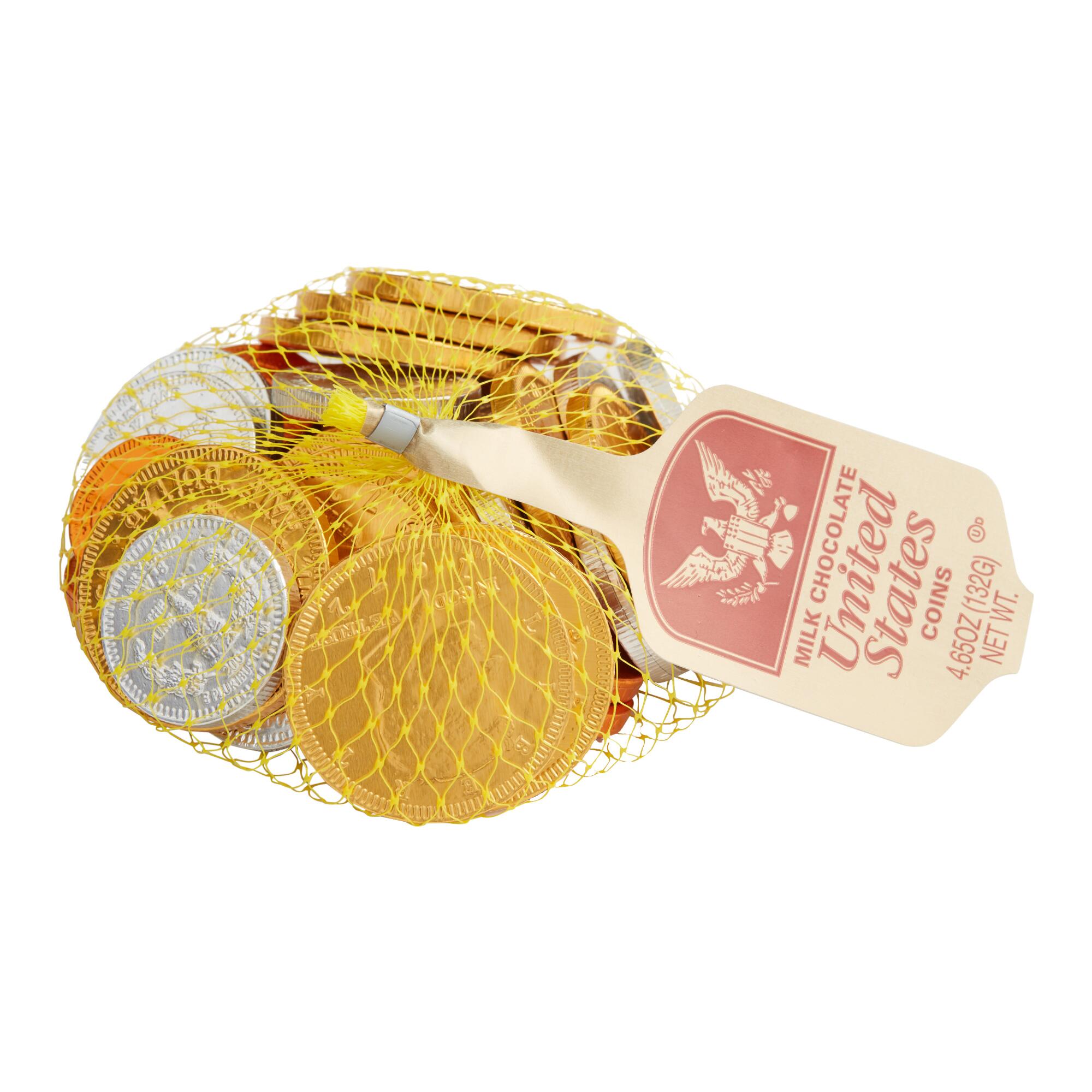 Steenland Mesh Bag of US Coins, Set of 6 by World Market