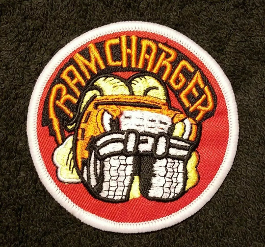 Vintage Ramcharger Mopar Patch Dodge Chrysler Muscle Car Truck Doge Ram