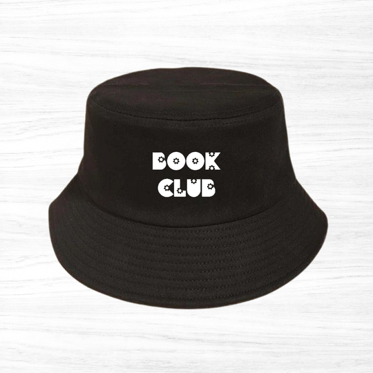 Book Club Black Bucker Hat Pre-Order