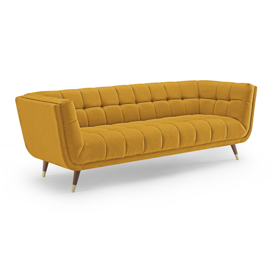 Clihome Lounge sofa Modern Yellow Polyester/Blend Sofa | VO-SA269