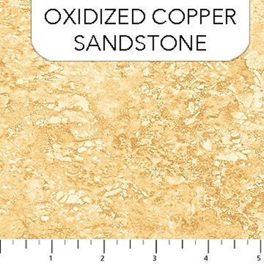 Quilt Fabric, Oxidized Copper, Sandstone, Stonehenge, Blender, Gradations, 100% Cotton, Quilter Premium Northcott, 39305-68