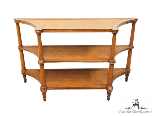 Ethan Allen Legacy Collection Contemporary French 54" Tiered Accent Entryway Console Table 13-9126
