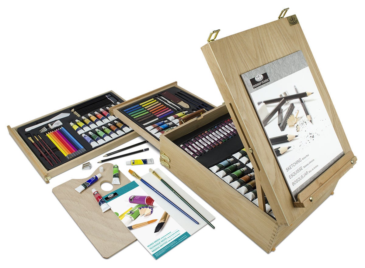 Royal & Langnickel All Media Easel Artist Set 150 Pieces -Free Us Shipping