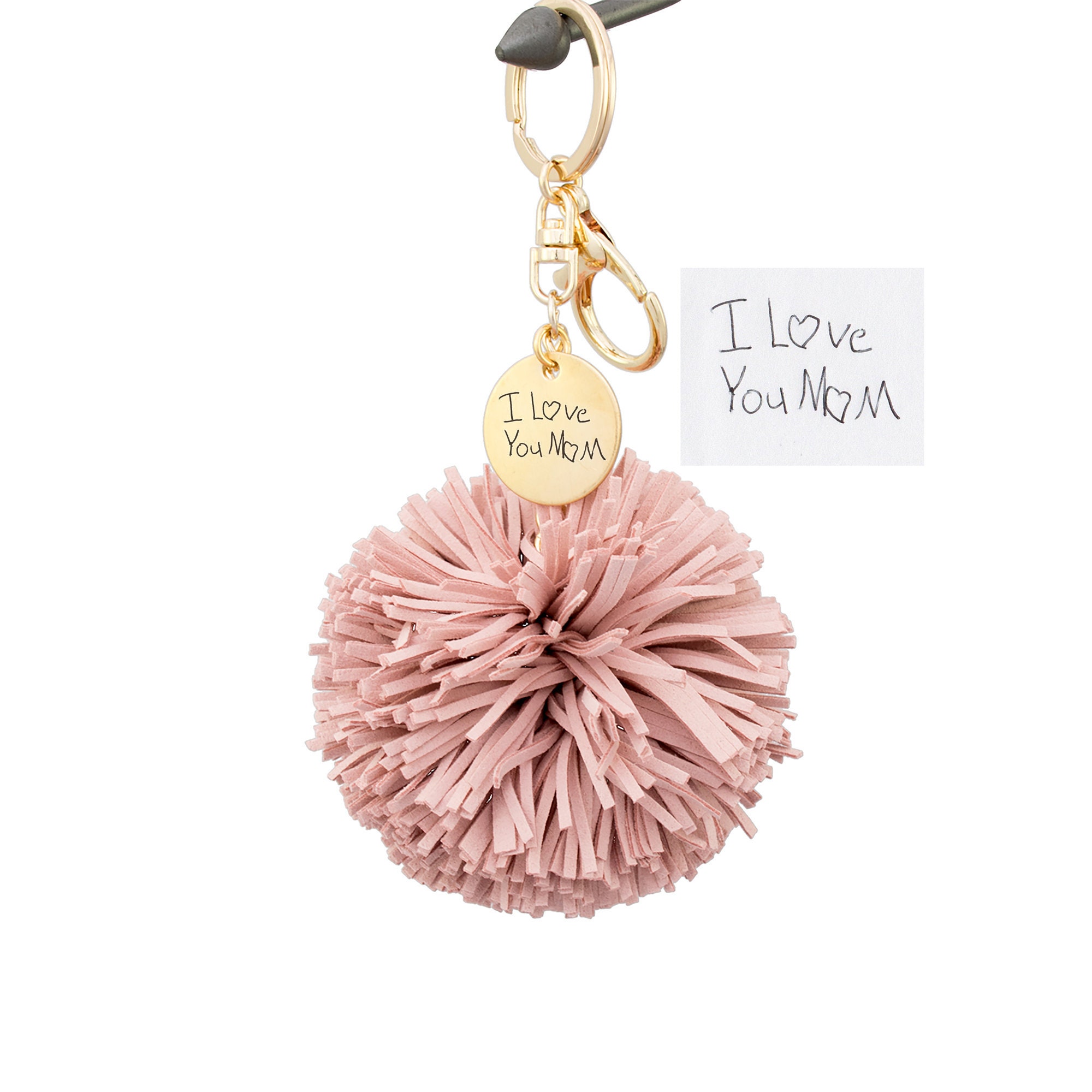 Handwriting Gift, Handwritten Keychain, Best Mother's Engraved Signature Key Chain, Memorial Gifts