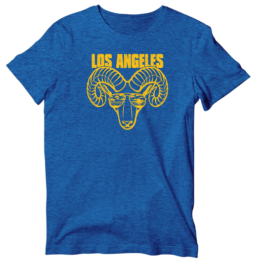Cool Ram From Los Angeles Unisex Short Sleeve T-Shirt, Vintage La Football Shirt