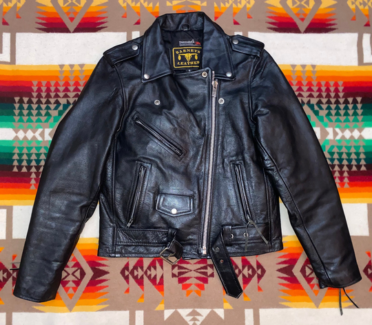 Barney's Leather Motorcycle Jacket