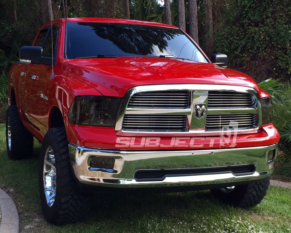 2009-2020 Ram Pre-Cut Vinyl Overlay Headlight Tint Covers