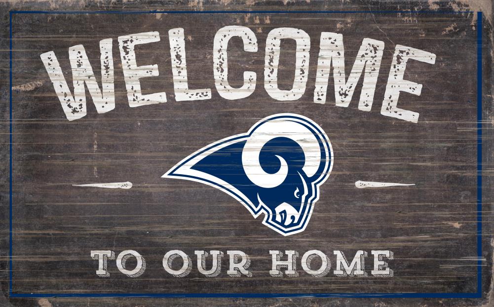 Fan Creations Los Angeles Rams Frameless 19-in H x 11-in W Sports MDF Print | N0913-LAR